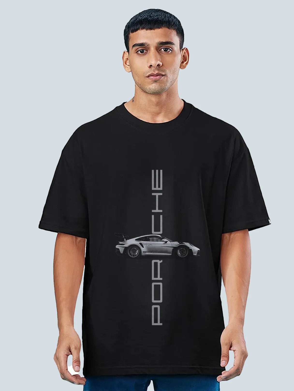 Porsche Graphic Oversized T Shirt German Sports Car Tee hero image