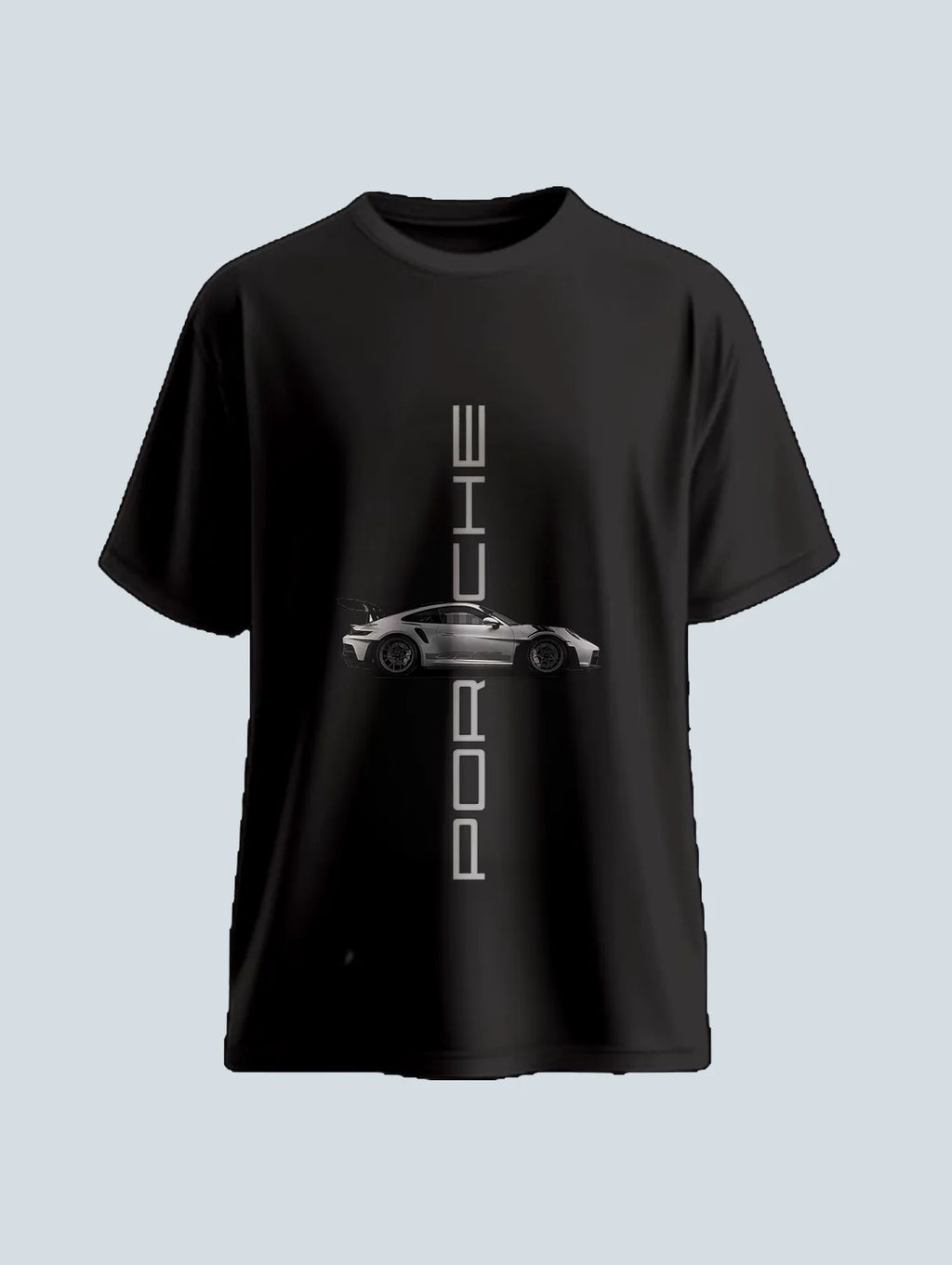 Porsche Graphic Oversized T Shirt German Sports Car Tee image 3