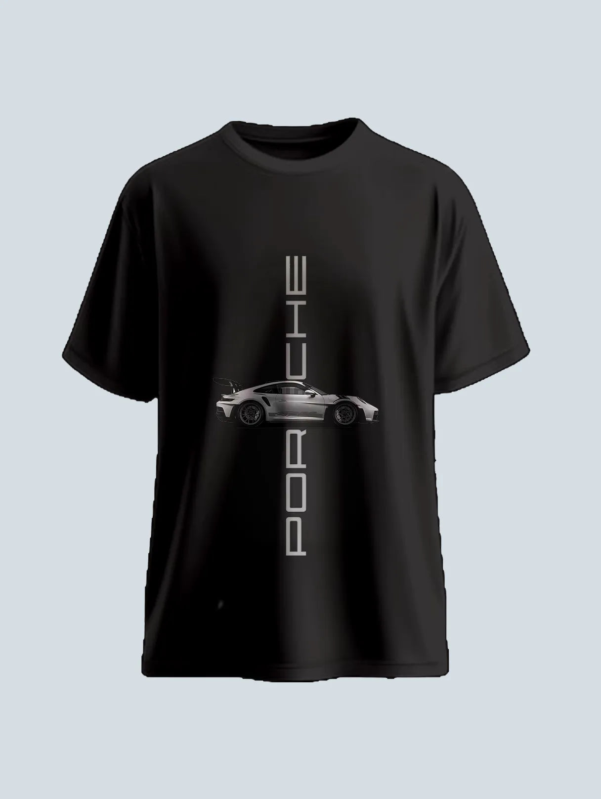 Porsche Graphic Oversized T Shirt German Sports Car Tee image 3