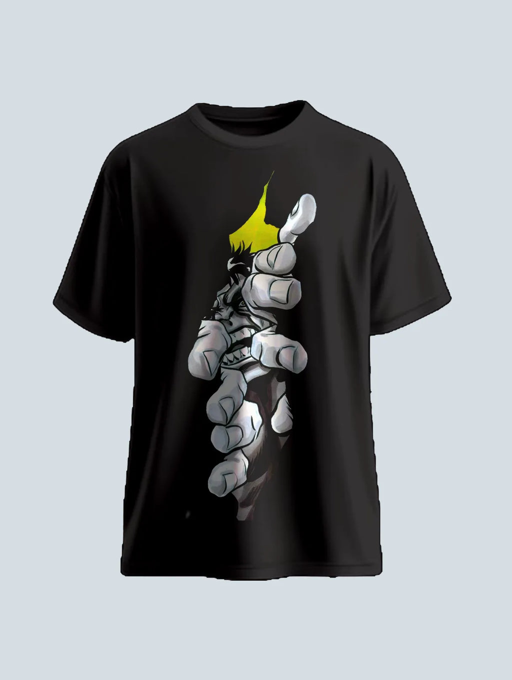 Reaching Hand Graphic Oversized T Shirt Edgy Streetwear Tee image 3