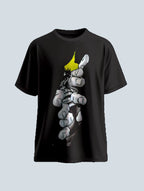Reaching Hand Graphic Oversized T Shirt Edgy Streetwear Tee image 3