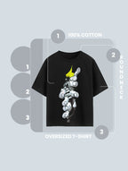Reaching Hand Graphic Oversized T Shirt Edgy Streetwear Tee image 5