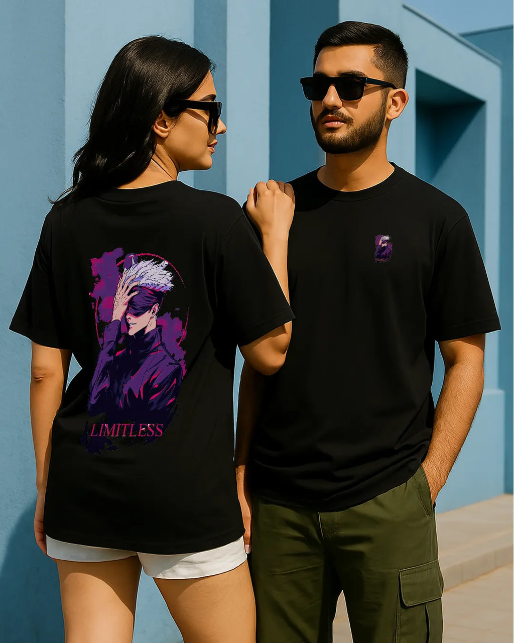 Satoru Gojo Limitless Graphic T-Shirt | Jujutsu Kaisen Anime Tee product image 8 | Hustler's Drip