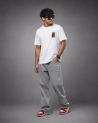 Satoru Gojo "Reverse Cursed Technique" Oversized Anime T-Shirt – Premium White Graphic Streetwear Tee