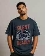 Silent But Deadly Ninja Graphic T Shirt Stealth Warrior Tee image 5