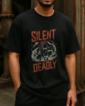 Silent But Deadly Ninja Graphic T-Shirt | Stealth Warrior Tee product image 6 | Hustler's Drip