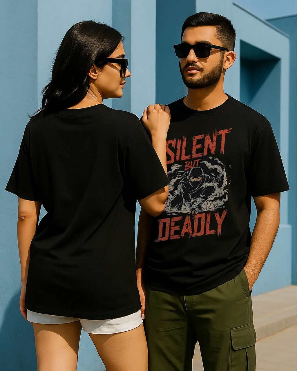 Silent But Deadly Ninja Graphic T-Shirt | Stealth Warrior Tee product image 10 | Hustler's Drip