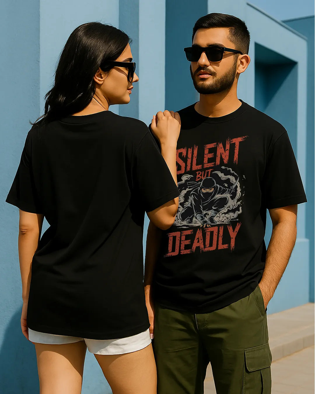 Silent But Deadly Ninja Graphic T-Shirt | Stealth Warrior Tee product image 10 | Hustler's Drip