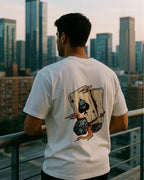 Skull Ace of Spades & Dice Graphic T-Shirt | Lucky Gamble Tee product image 6 | Hustler's Drip