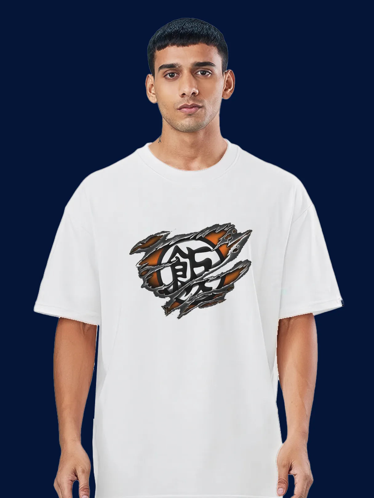 Super Saiyan Goku Oversized T-Shirt | Dragon Ball Z Tee product image 2 | Hustler's Drip