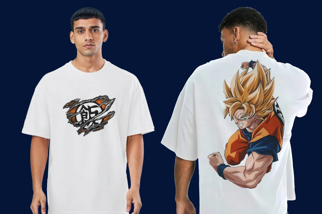 Super Saiyan Goku Oversized T-Shirt | Dragon Ball Z Tee product image 3 | Hustler's Drip