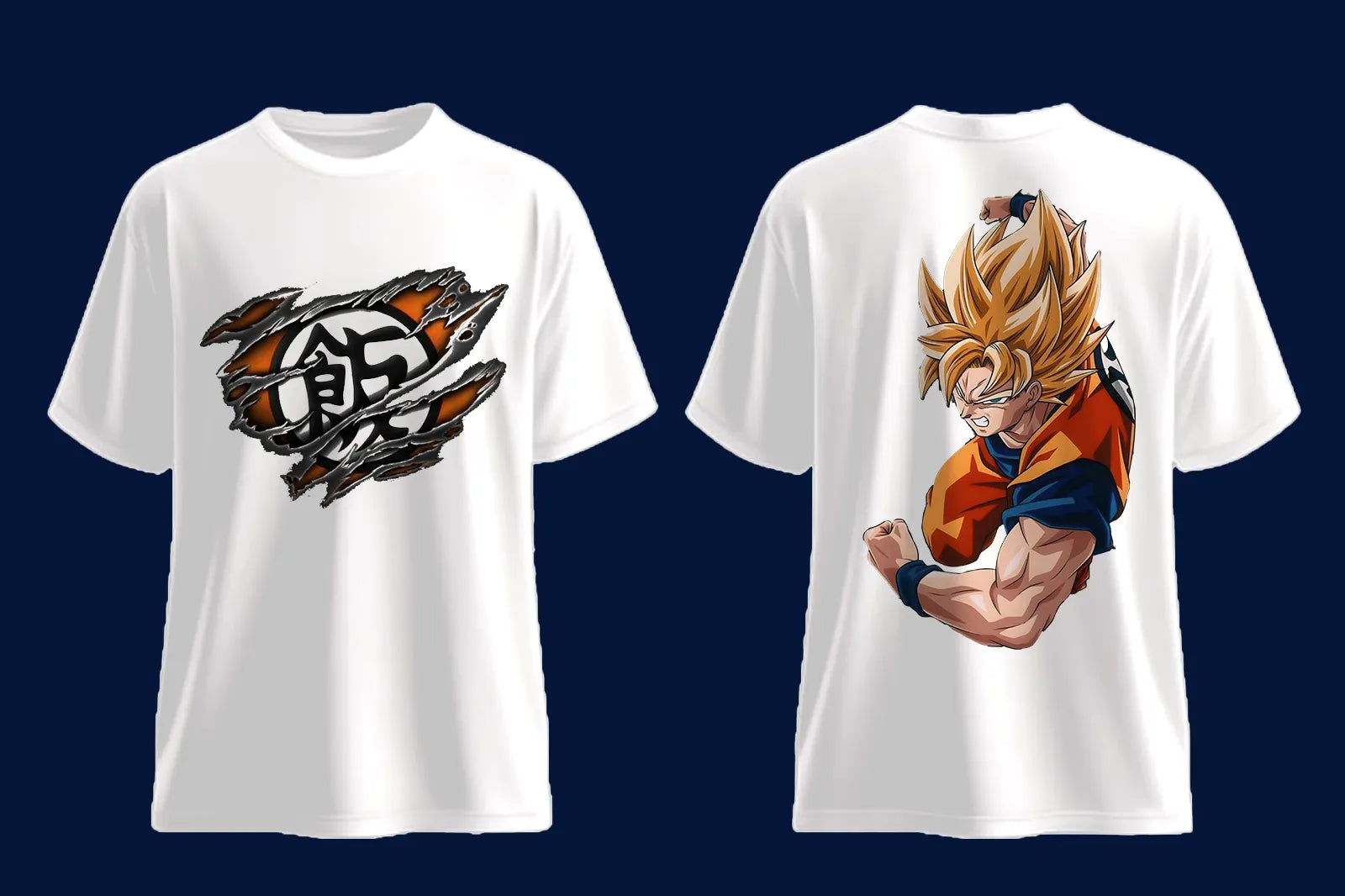 Super Saiyan Goku Oversized T-Shirt | Dragon Ball Z Tee product image 6 | Hustler's Drip