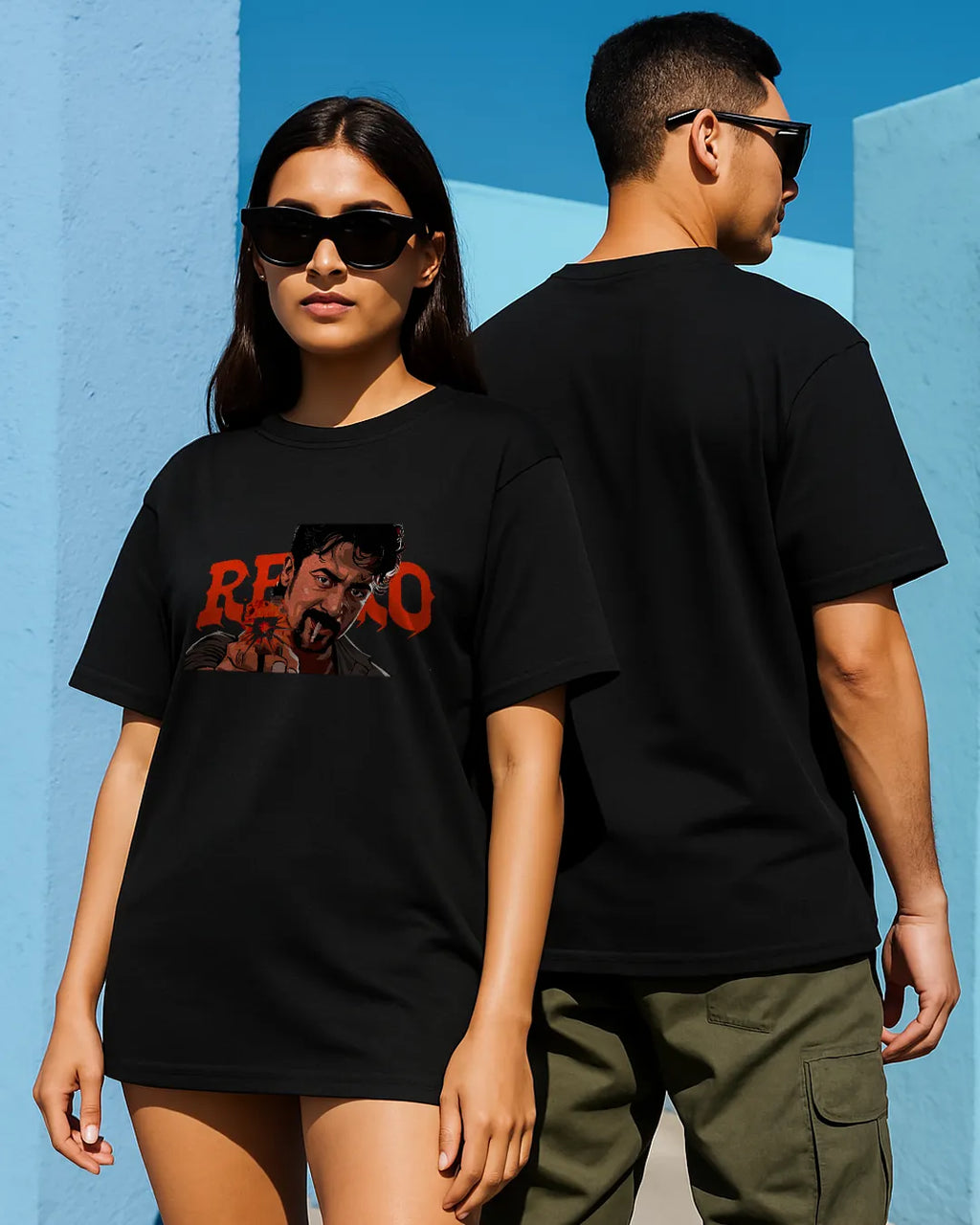 Suriya "Retro" Action Graphic T-Shirt | Tamil Movie Tee product image 6 | Hustler's Drip