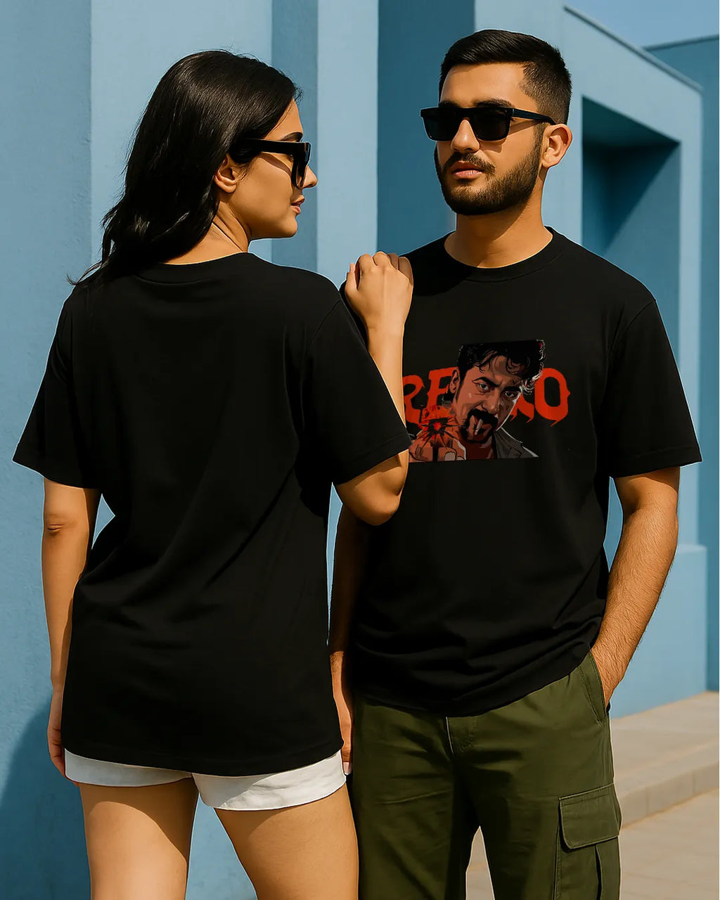 Suriya "Retro" Action Graphic T-Shirt | Tamil Movie Tee product image 7 | Hustler's Drip
