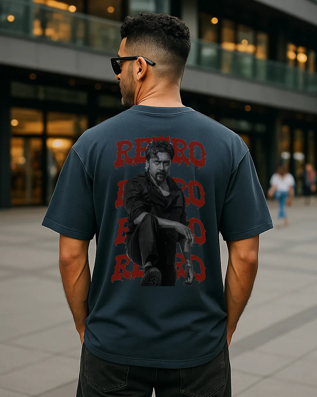 Suriya Retro Movie Graphic T Shirt Tamil Film Tee image 6