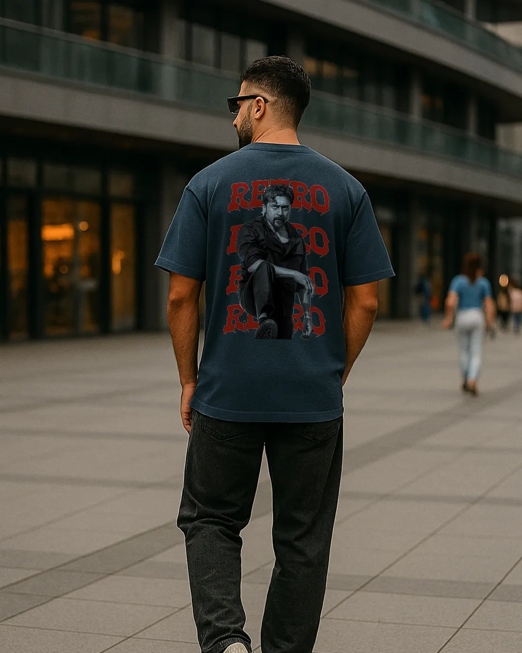 Suriya Retro Movie Graphic T Shirt Tamil Film Tee image 7