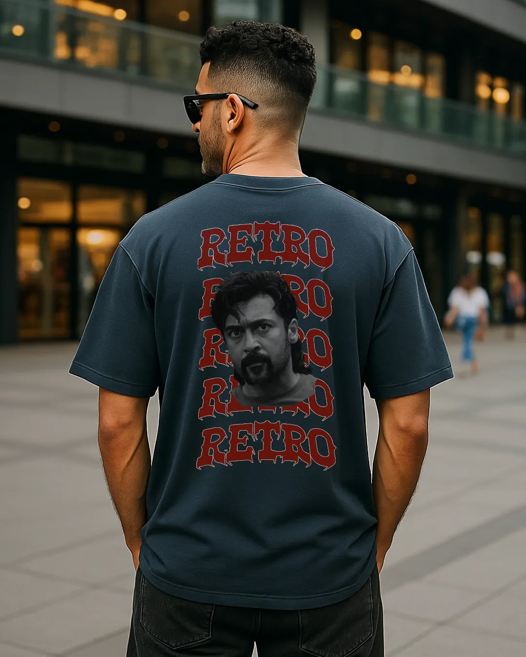 Suriya "Retro" Portrait T-Shirt | Tamil Movie Fan Tee product image 4 | Hustler's Drip
