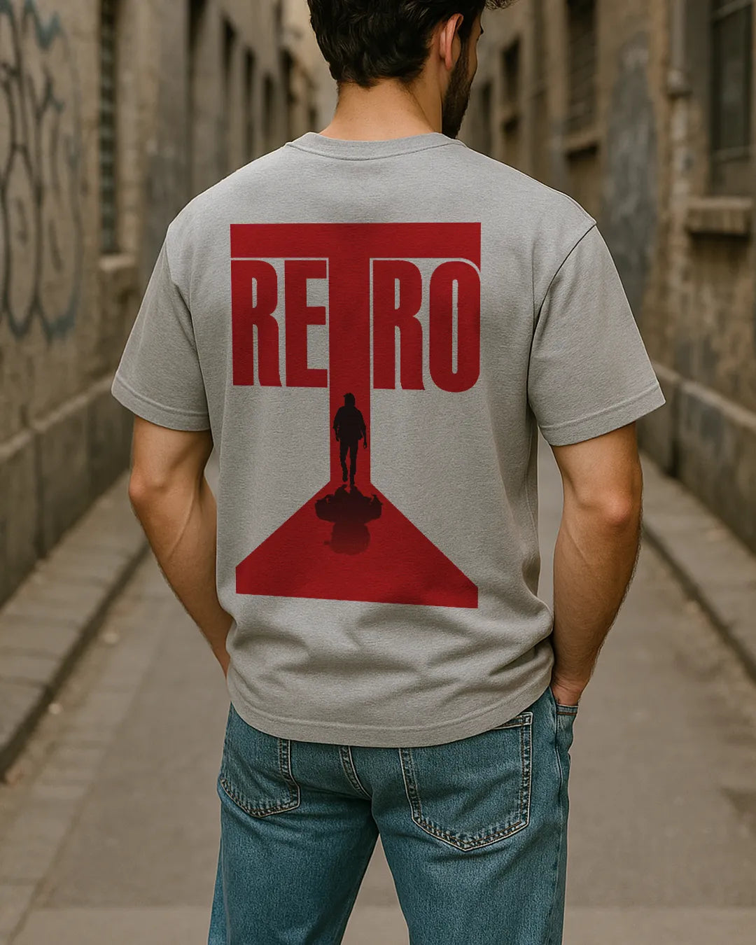 Suriya "Retro" Silhouette T-Shirt | Tamil Movie Mystery Tee product image 2 | Hustler's Drip