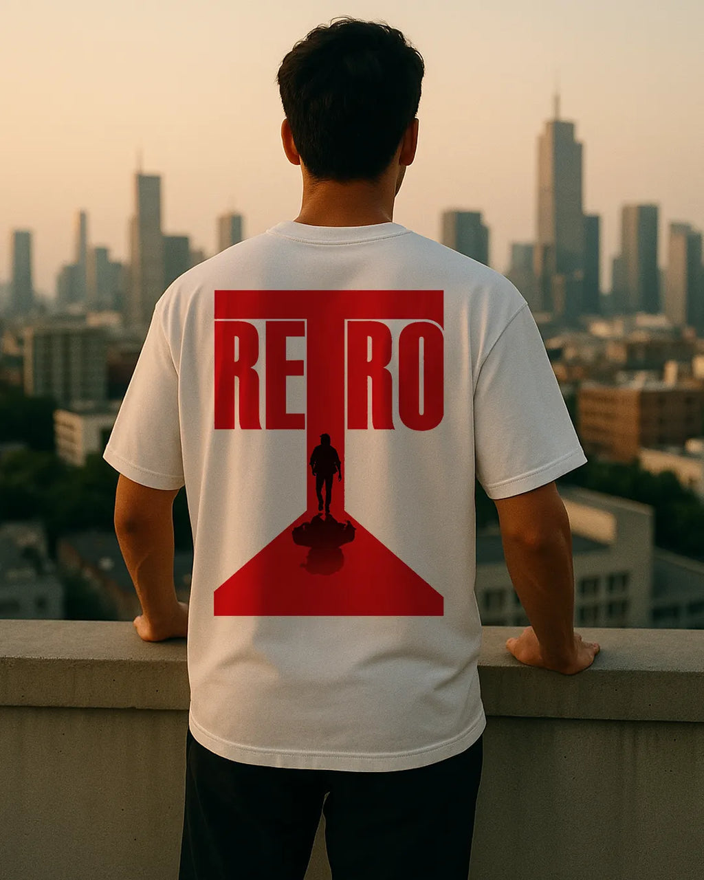 Suriya "Retro" Silhouette T-Shirt | Tamil Movie Mystery Tee product image 3 | Hustler's Drip