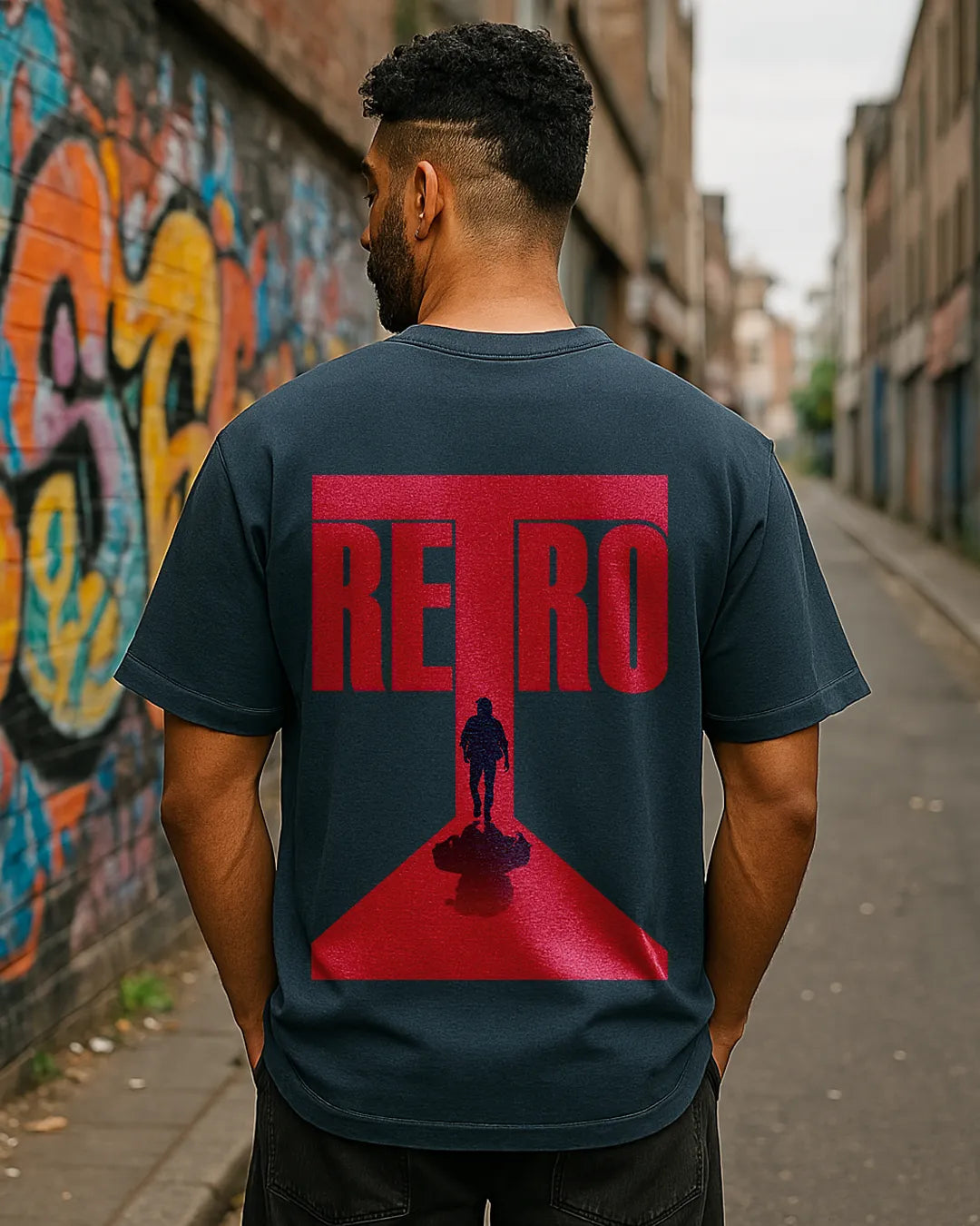 Suriya "Retro" Silhouette T-Shirt | Tamil Movie Mystery Tee product image 7 | Hustler's Drip
