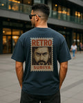 Suriya "Retro" Stamp T-Shirt | Tamil Movie Actor Tee front product image | Hustler's Drip
