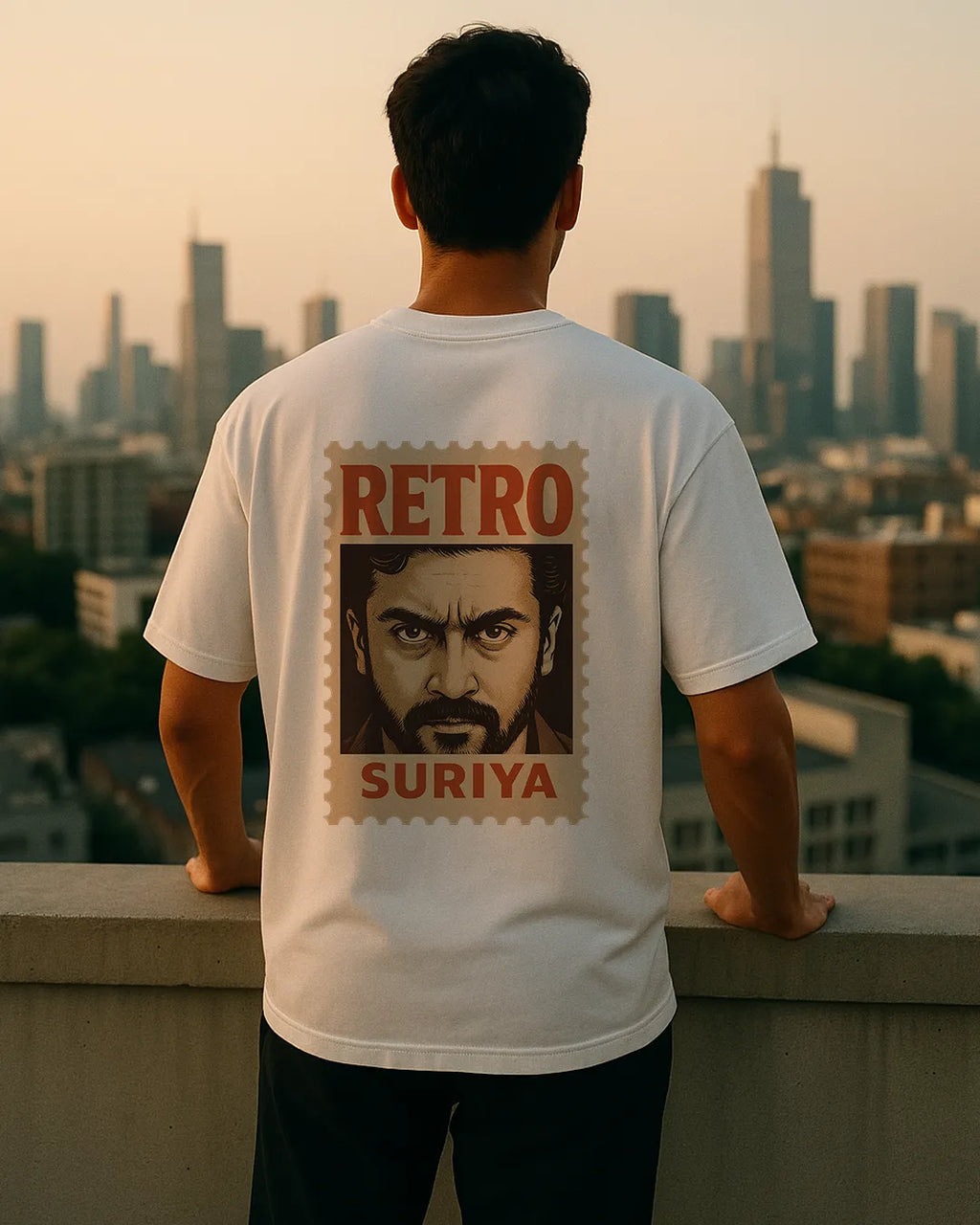 Suriya "Retro" Stamp T-Shirt | Tamil Movie Actor Tee product image 3 | Hustler's Drip