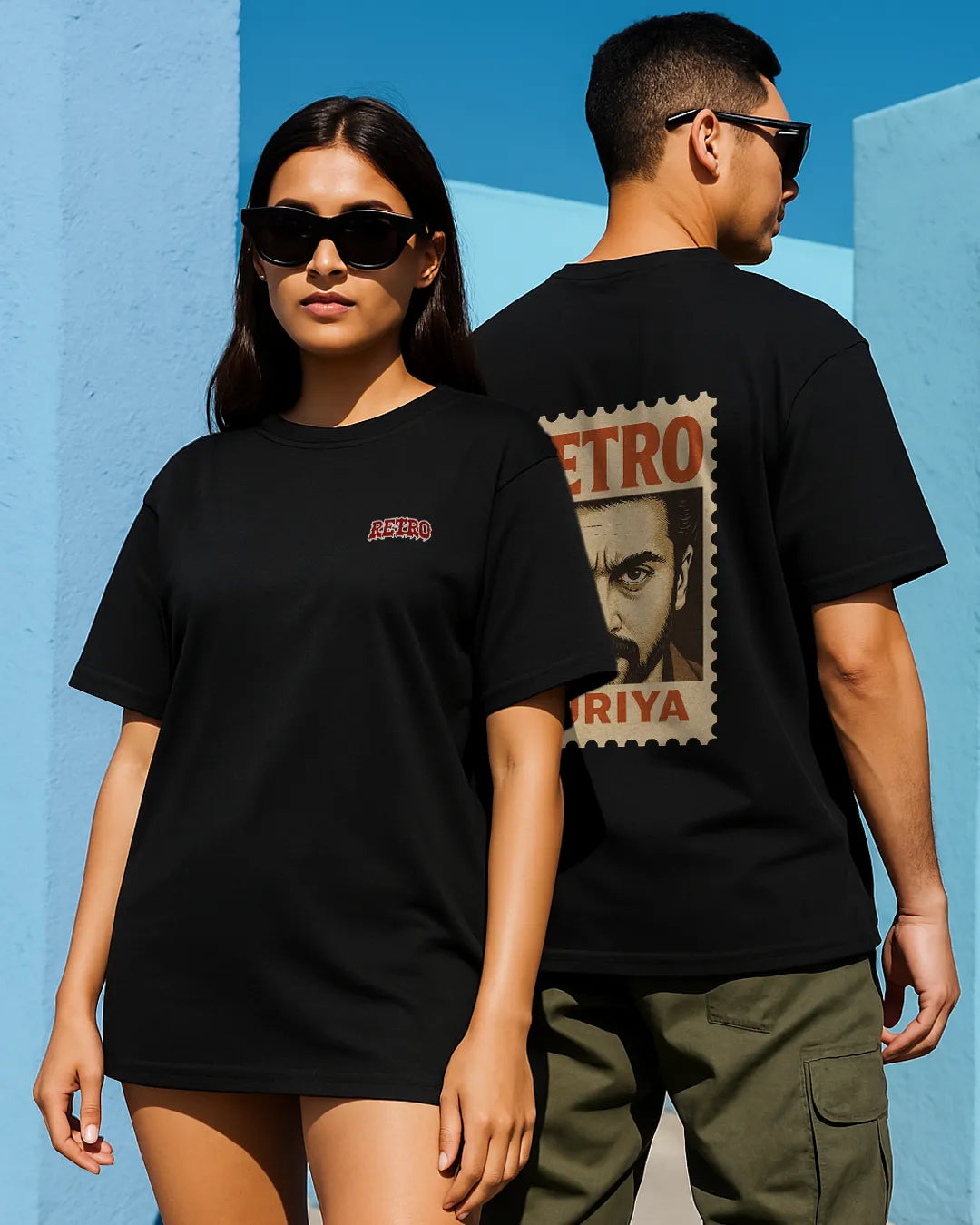 Suriya "Retro" Stamp T-Shirt | Tamil Movie Actor Tee product image 5 | Hustler's Drip
