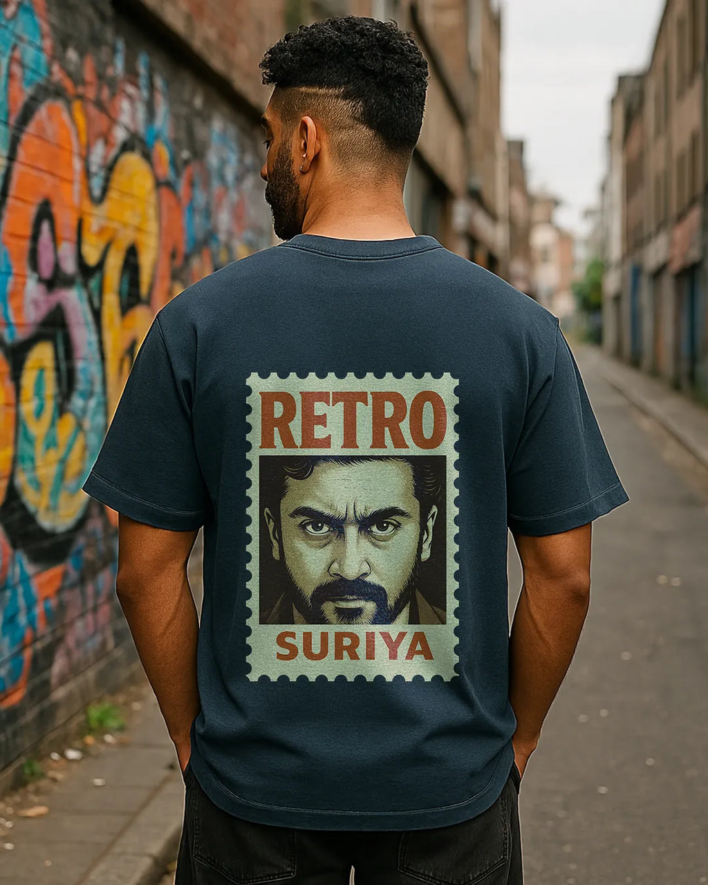 Suriya "Retro" Stamp T-Shirt | Tamil Movie Actor Tee product image 8 | Hustler's Drip