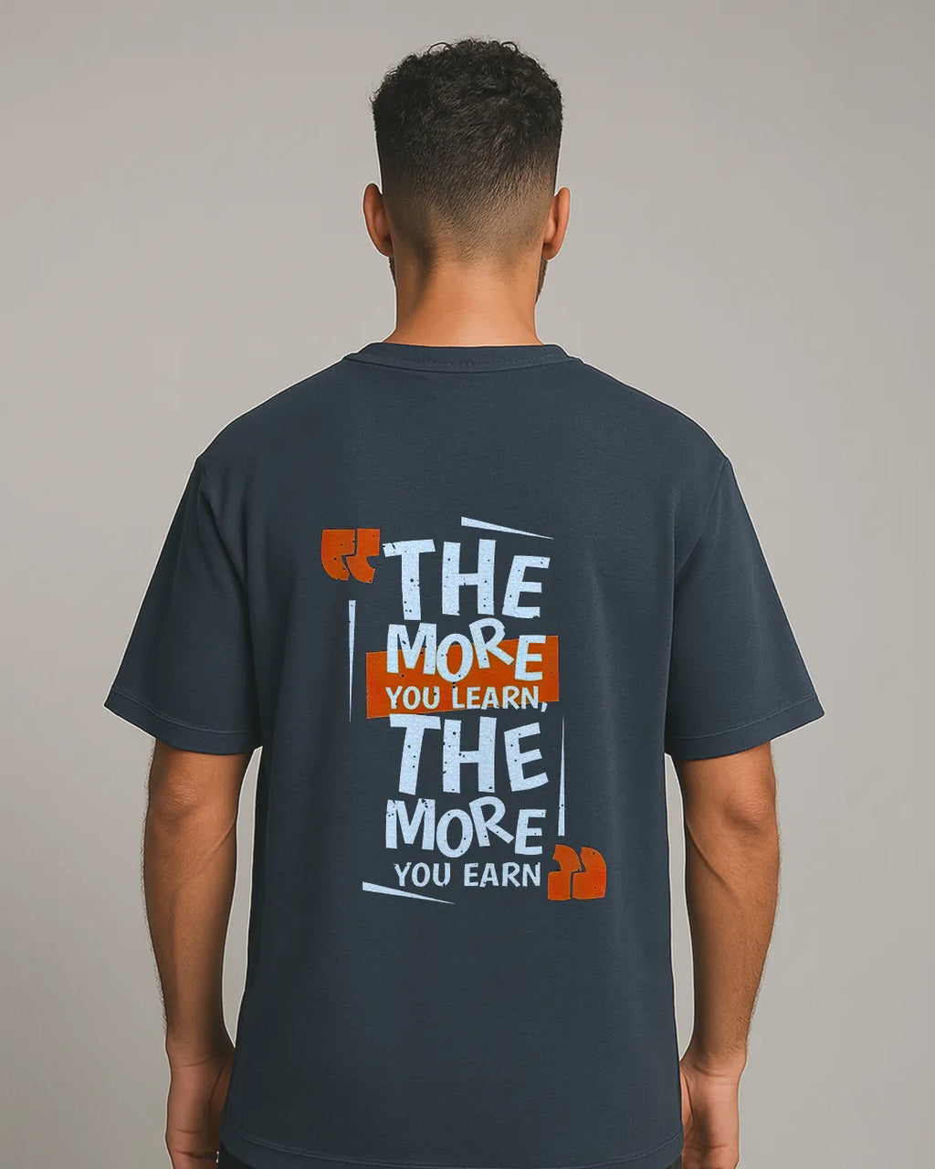 The More You Learn The More You Earn Graphic T Shirt Motivational Tee image 4