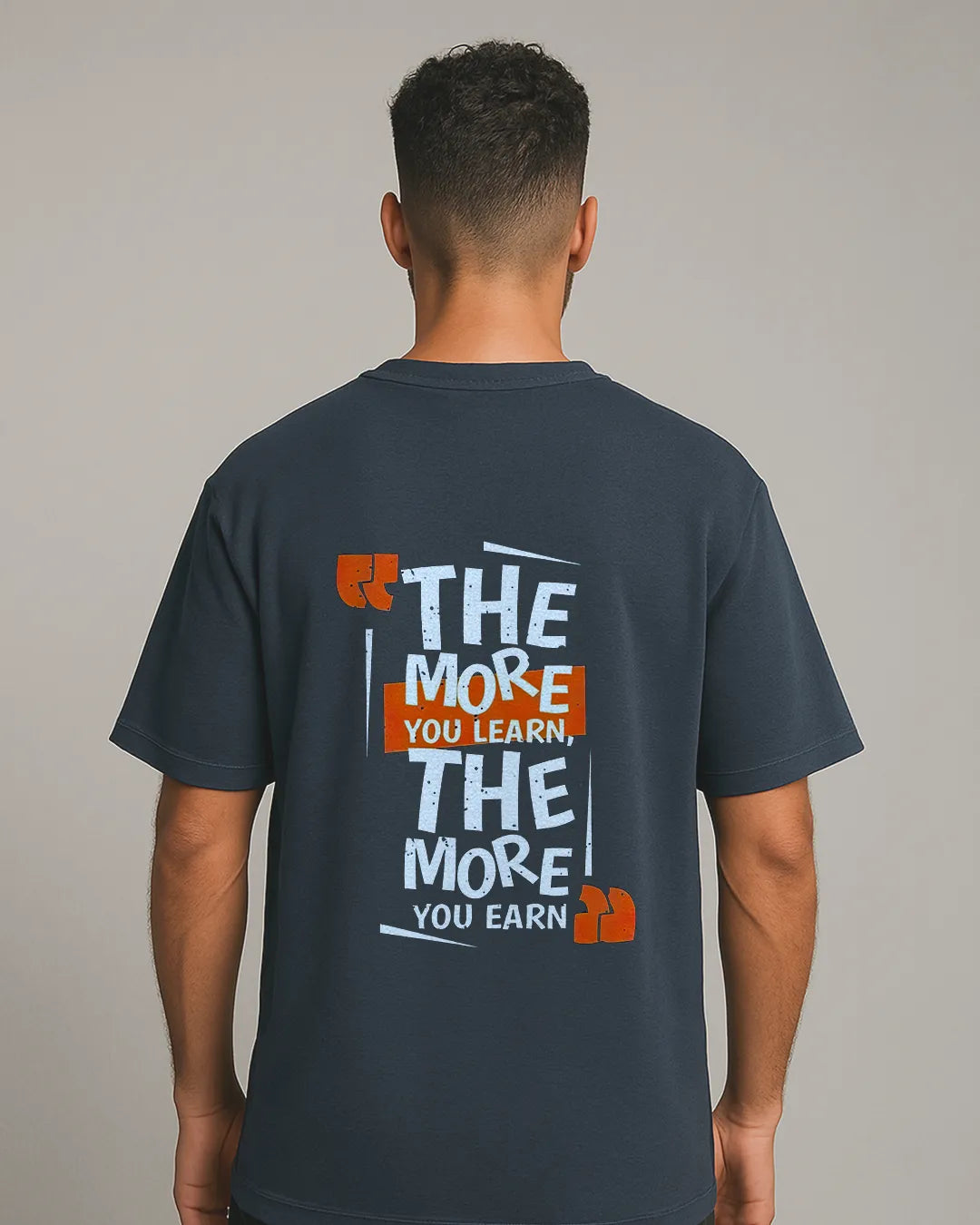 The More You Learn The More You Earn Graphic T Shirt Motivational Tee image 4