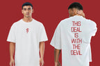 This Deal With The Devil T Shirt Empuraan Movie Inspired White image 3