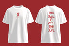 This Deal With The Devil T Shirt Empuraan Movie Inspired White image 6