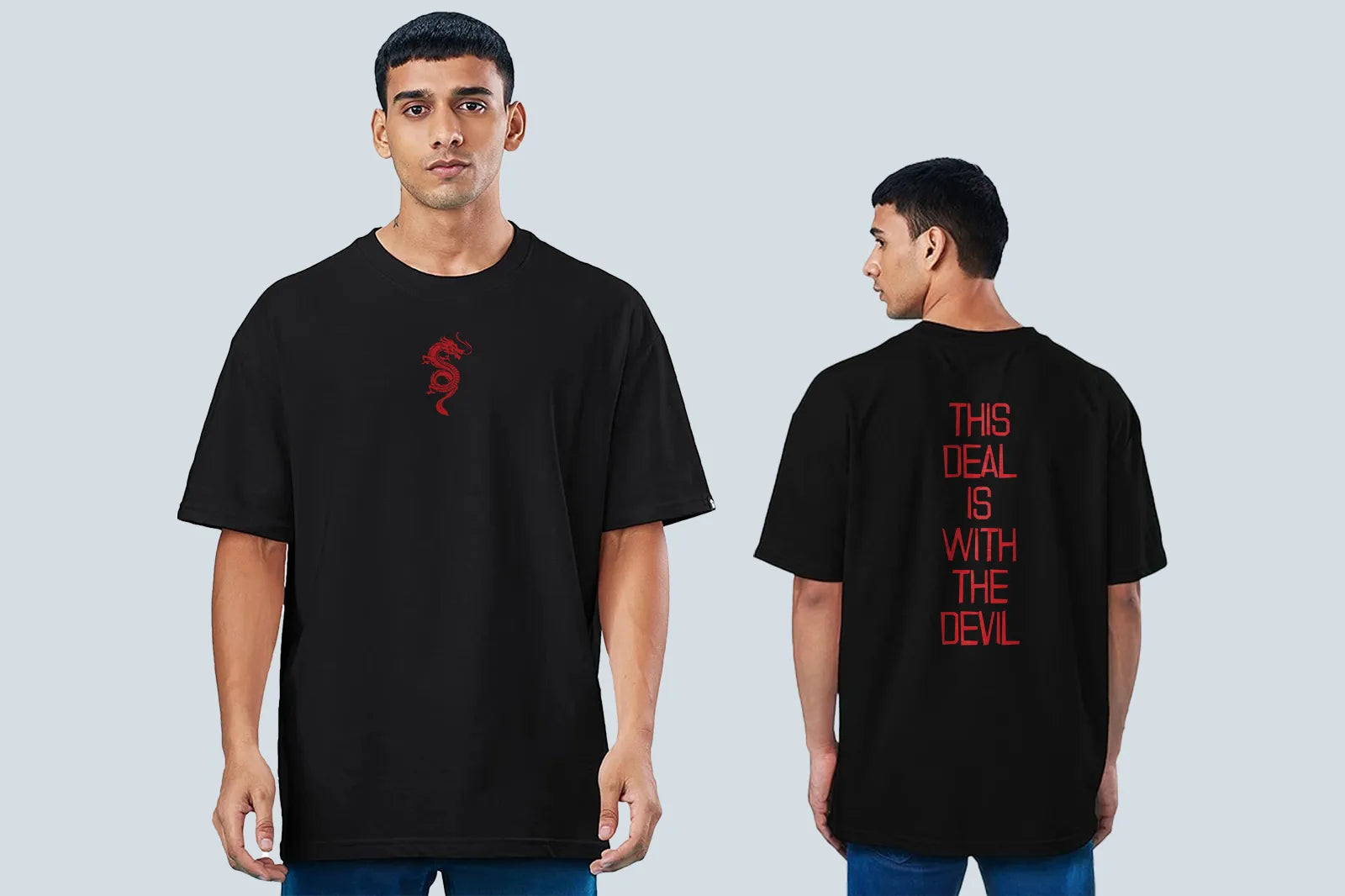 This Deal With The Devil T Shirt Empuraan Movie Inspired image 3