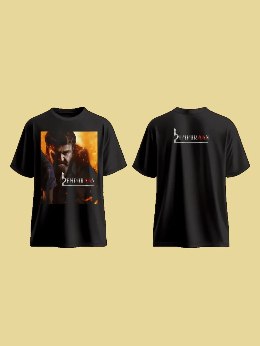 Empuraan Mohanlal Khureshi-Ab’raam L2E T-Shirt - Image 2