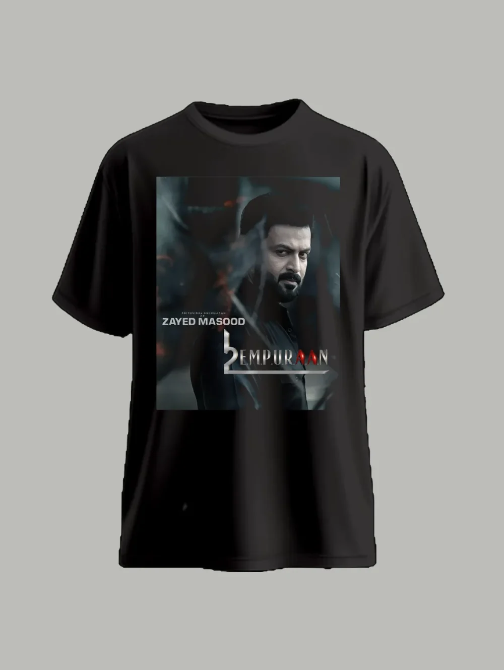 Empuraan Zayed Masood Prithviraj L2E T-Shirt