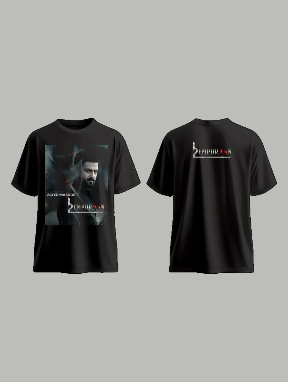 Empuraan Zayed Masood Prithviraj L2E T-Shirt - Image 2