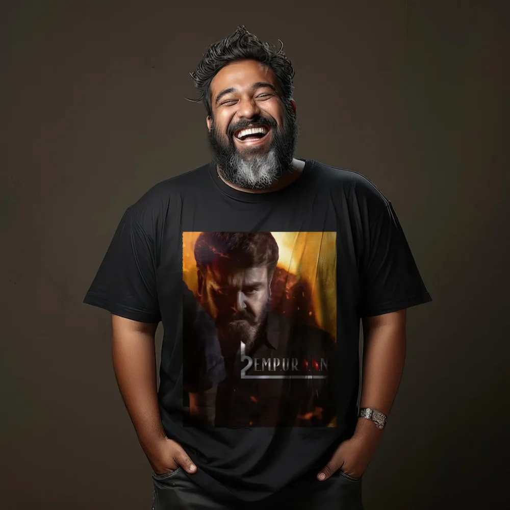 Empuraan Mohanlal Khureshi-Ab’raam L2E T-Shirt - Image 5